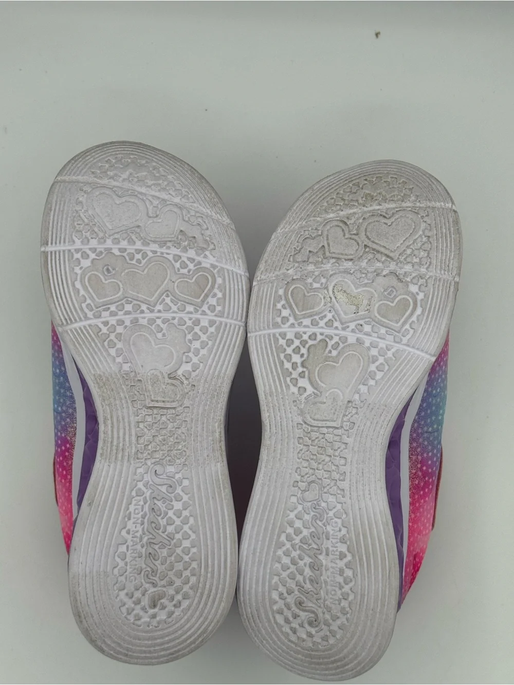 Skechers ‘Simply Love’ Flutter Heart Lights Multi-Color Light Up Sneakers